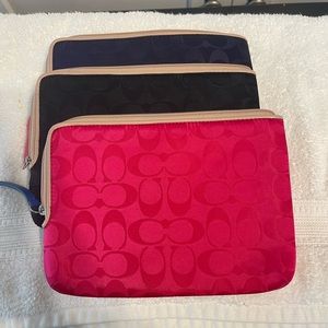 *HOLD* 2 Coach tablet holders for Kanana